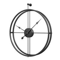 Часы настенные Ti-Time (65х62 см) лофт Loft1-B-600 металлические черные