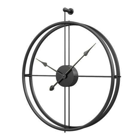 Часы настенные Ti-Time (65х62 см) лофт Loft1-G-600 металлические черные