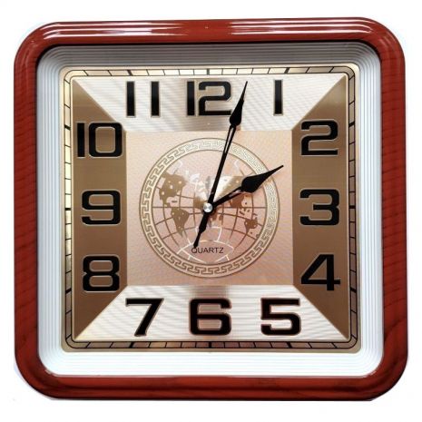 Настенные часы Классика-59 Золото Квадратные (32 cм) Time