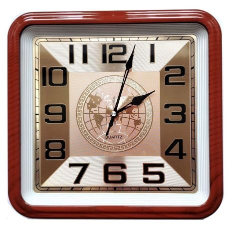 Настінний годинник Класика-59 Золото Квадратний (32 cм) Time