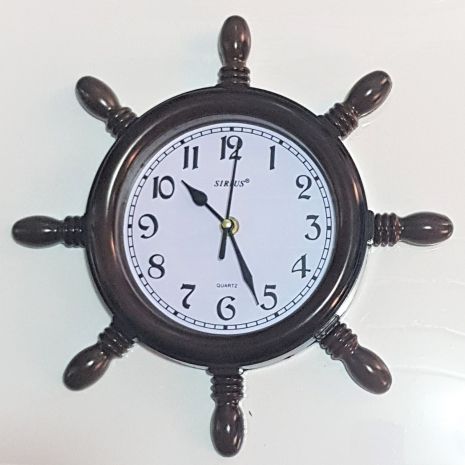Настінний годинник Штурвал Морський (30 см) Time