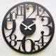 Настінний годинник Ti-Time (45 см) Лофт2 [МДФ] чорний