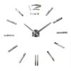 3D Настінний годинник 130 см NC (Чехія) Палички-G великі сріблясті