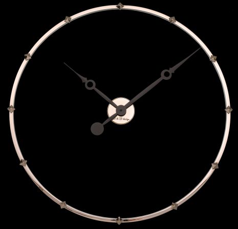 Часы настенные (70 см) лофт B&B-05 Delight металлические