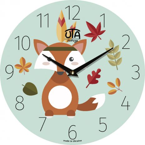 Часы интерьерные для детей (33 cм) UTA-008-DS
