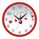 Необычные настенные часы (30 cм) UTA-01-R-20 красные
