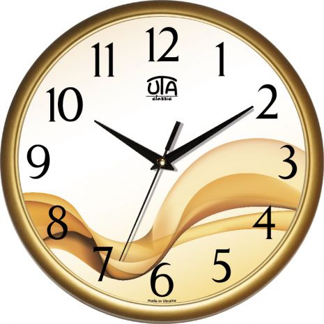 Незвичайний настінний годинник (30 см) UTA-01-G-26