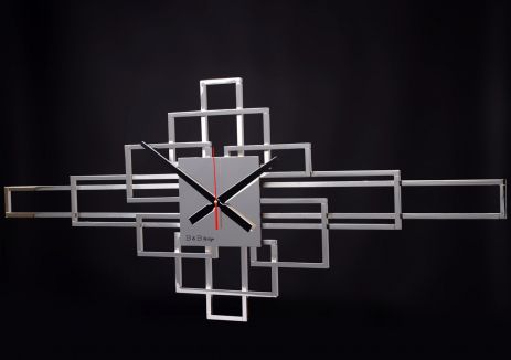 Настенные кованые часы (90х40 см) B&B-11-Level металлические