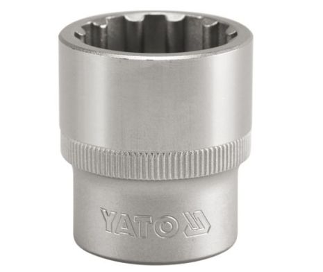Головка торцевая Spline 1/2" 12 мм Yato YT-1464