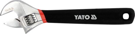 Ключ разводной с обрезиненной рукояткой 200 мм Yato YT-21651