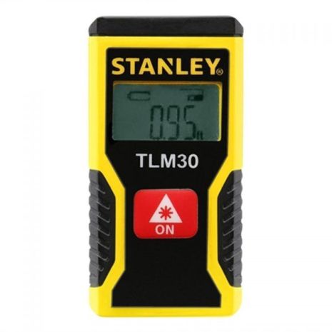 Дальномер лазерный TLM30-Black, діапаз. 0,5-9 м, 62х 32х 18 мм, с Lit батар. и USB-кабелем Stanley STHT9-77425