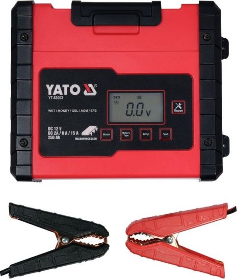 Зарядное устройство для авто до 15 ампер Yato YT-83003