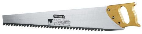 Ножовка 750 мм по ячеистому бетону (пенобетону) с напаянными зубьями STANLEY 1-15-755