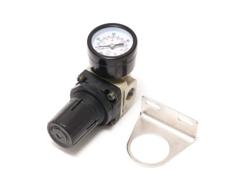 Регулятор давления воздуха с индикатором 1/4(f)-1/4(M) 0-10bar ROCKFORCE RF-AR2000-02(код 18865)