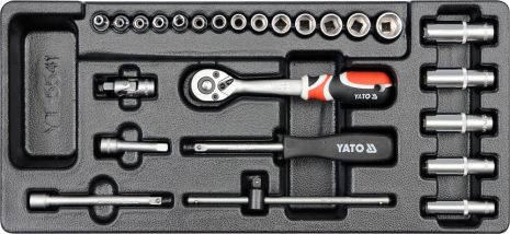 Ложемент для інструментального ящика з інструментом під 1/4'' 25 шт. Yato YT-5541