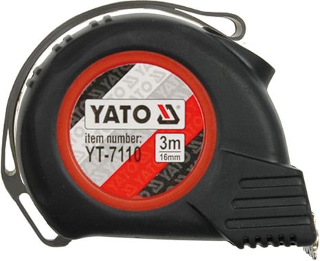 Рулетка с нейлоновым покрытием и магнитами 8 м х 25 мм Yato YT-7112