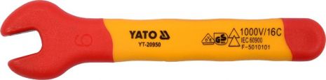 Ключ рожковый диэлектрический VDE 1000В 6 мм Yato YT-20950