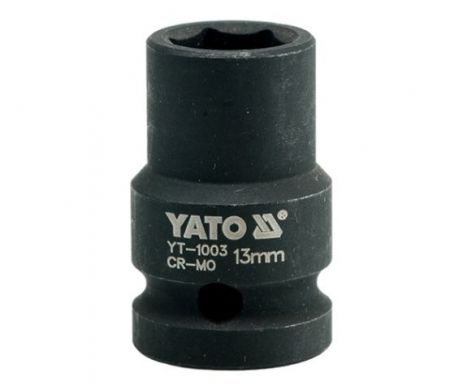 Головка торцевая ударная шестигранная 1/2" 13 мм Yato YT-1003