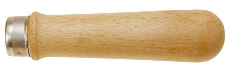 Рукоятка для напильника, деревянная, древесина бука, металлическая укрепляющая обойма Topex 06A635