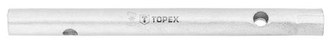 Ключ торцевой двухсторонний 25 x 28 мм, шестигранное сечение с отверстиями Topex 35D940