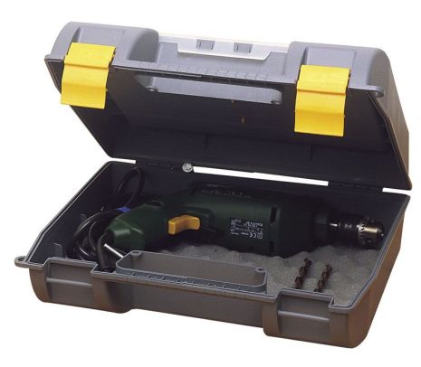 Ящик для электроинструмента пластмассовый с органайзером в крышке STANLEY 1-92-734