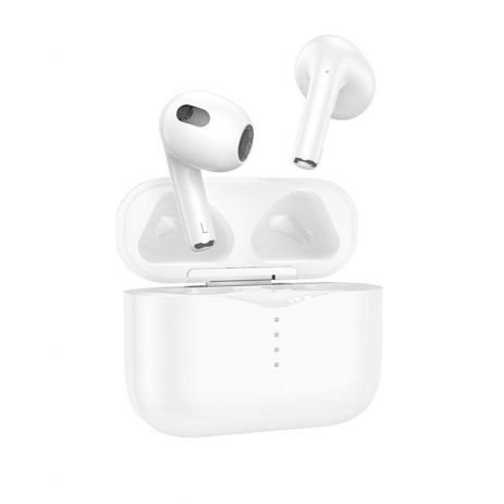 Бездротові навушники Hoco EW09 TWS Bluetooth 5.1, з мікрофоном, білі