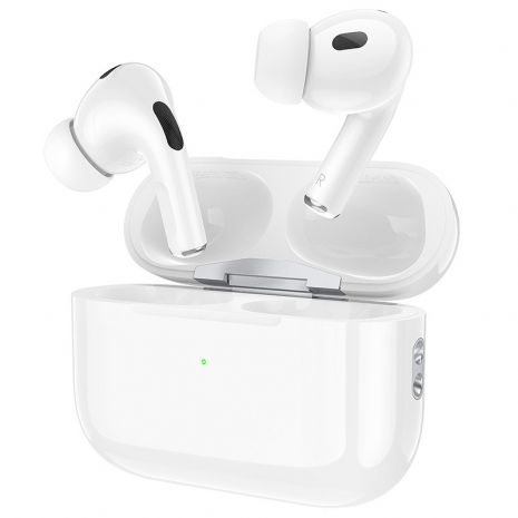 Бездротові навушники Hoco EW50 TWS Bluetooth 5.3 з мікрофоном, вакуумні, білі