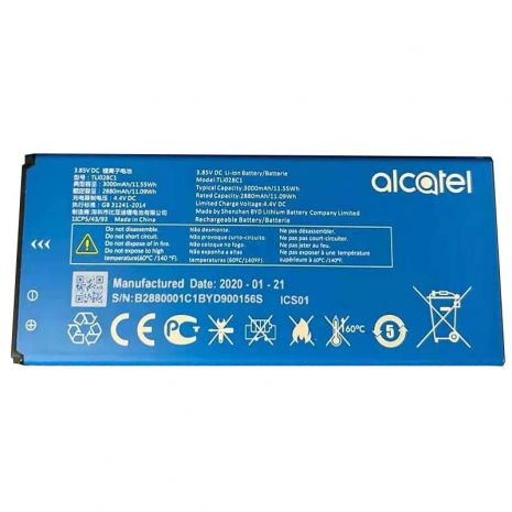 Аккумулятор Alcatel TLI028C1 Acatel 1B 5002H 3000 mAh [Original PRC] 12 мес. гарантии