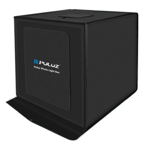 Лайткуб (фотобокс) Puluz PU5040 (40 х 40 х 40 см) в комплекте с 2 LED панелями чёрный