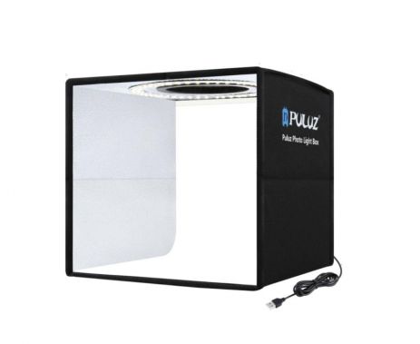 Лайткуб (фотобокс) Puluz PU5032B LED (30 х 30 х 30 см) чорний