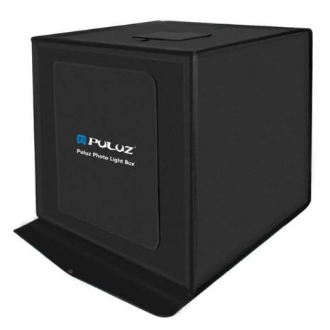 Лайткуб (фотобокс) Puluz PU5060 (60 х 60 х 60 см) у комплекті з 2 LED панелями чорний