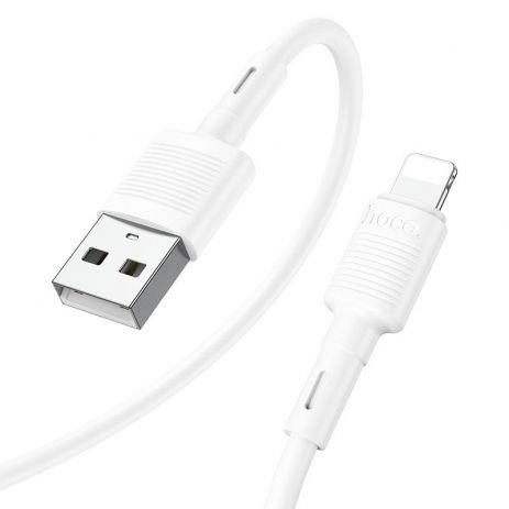 Кабель Hoco X83 USB to Lightning 1m белый