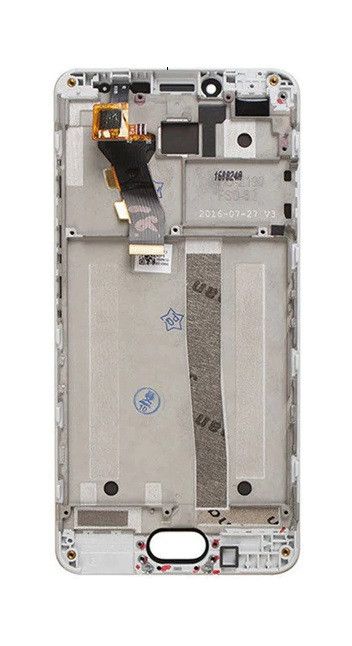 Дисплей (LCD) Meizu M3s (Y685Q/ Y685H) с сенсором белый + рамка