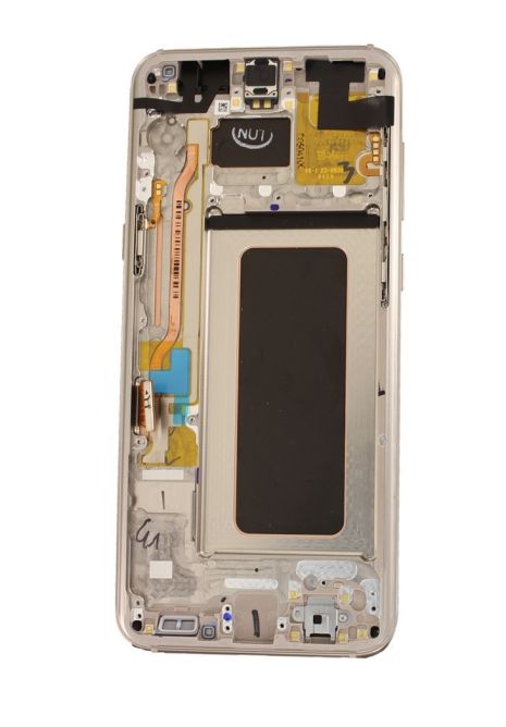Дисплей (LCD) Samsung GH97-20470F G955F Galaxy S8 plus с сенсором золотой с рамкой сервисный