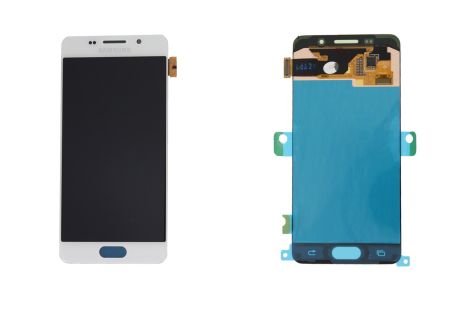 Дисплей (LCD) Samsung GH97-18249A A310F Galaxy A3 (2016) с сенсором белый сервисный