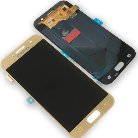 Дисплей (LCD) Samsung GH97-19732B A320F Galaxy A3 (2017) с сенсором золотой сервисный