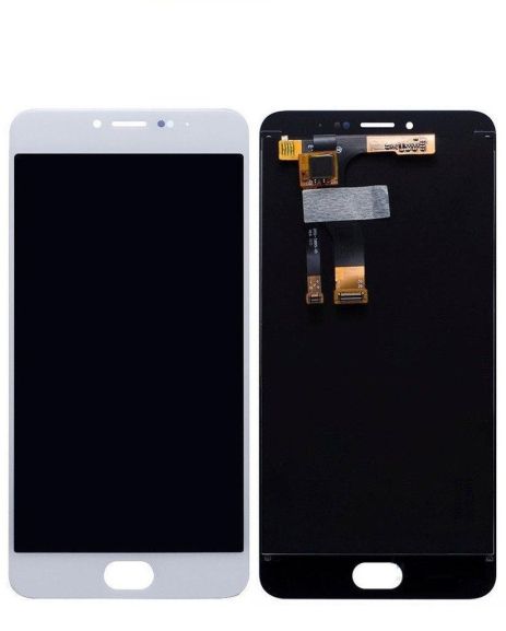 Дисплей (LCD) Meizu M3 Note (M681H/M681Q/M681C) із сенсором білий