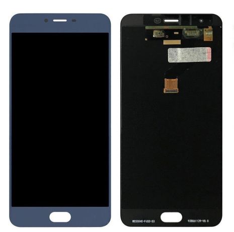 Дисплей (LCD) Meizu X с сенсором синий