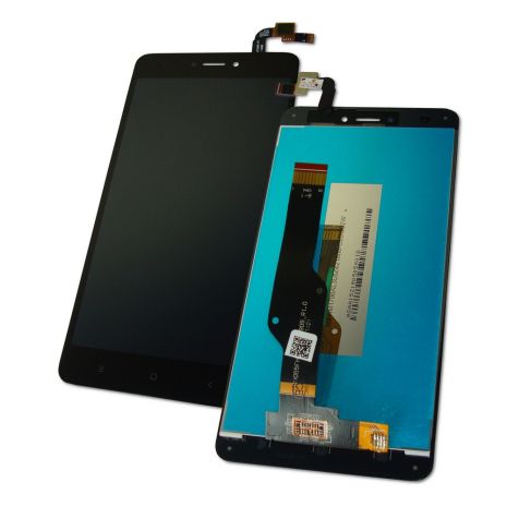 Дисплей (LCD) Xiaomi Redmi Note 4X із сенсором чорний + рамка
