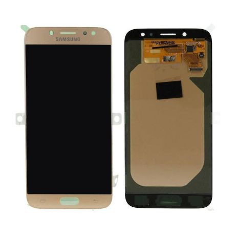 Дисплей (LCD) Samsung GH97-20736C J730 Galaxy J7 (2017) с сенсором золотой сервисный