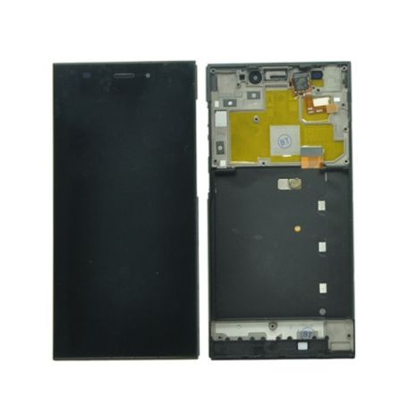 Дисплей (LCD) Xiaomi Mi3 с сенсором чёрный + рамка