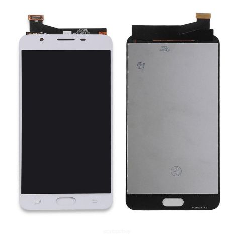Дисплей (LCD) Samsung G610 Galaxy J7 Prime/ Sm-G610 Galaxy On Nxt с сенсором белый оригинал
