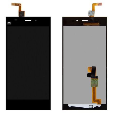 Дисплей (LCD) Xiaomi Mi3 с сенсором чёрный