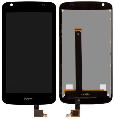 Дисплей (LCD) HTC 326G Desire с сенсором чёрный