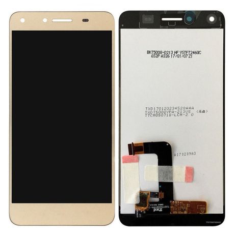 Дисплей (LCD) Huawei Y5 II (CUN-U29/ Honor 5/ Honor Play 5) с сенсором золотой (версия 3G)