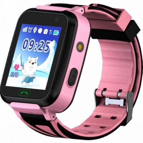 Детские Смарт Часы T16 GPS Розовый