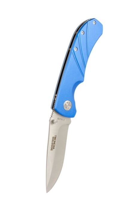 Нож складной "TITAN" 201х33х16 мм нержавеющее лезвие алюминиевая рукоятка MASTERTOOL 79-0122