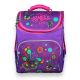 Шкільний рюкзак Space для дівчинки, ​одне відділення, бічні кишені, розмір 33*28*15см фіолетовий з метеликами