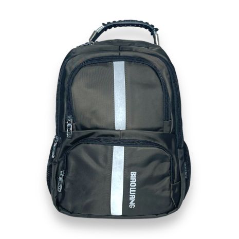 Рюкзак міський Biao Wang, 15 л, два відділення, фронтальні кишені, USB+2 кабелі, розмір 37*27*15см, темний хакі