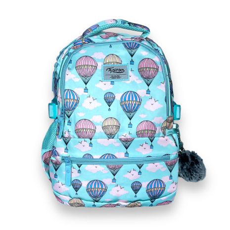 Шкільний рюкзак Favor для дівчинки, два відділення, фронтальна кишеня, бічні кишені, розмір 40*27*15см, м'ятний